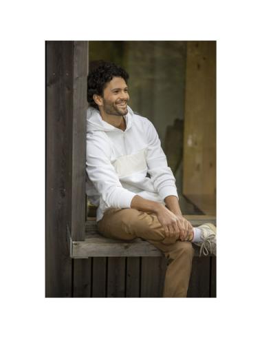 Jersey anorak con capucha con media cremallera para hombre N00927493