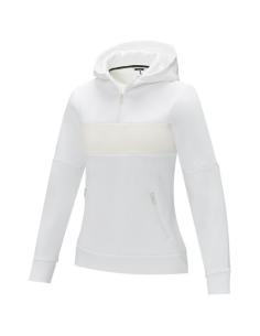 Sudadera anorak con capucha con media cremallera para mujer N01037493