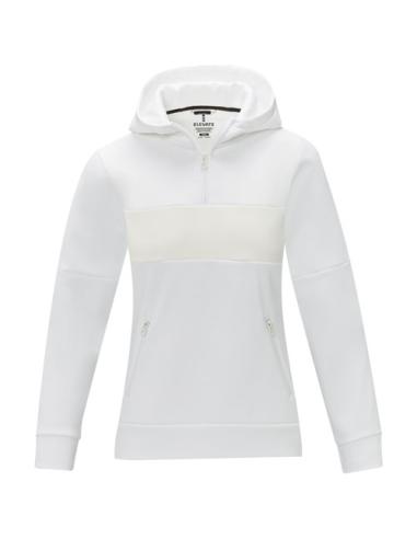 Sudadera anorak con capucha con media cremallera para mujer N01037493