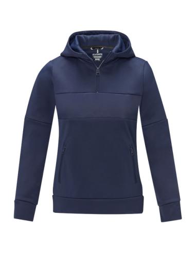 Sudadera anorak con capucha con media cremallera para mujer N05537493