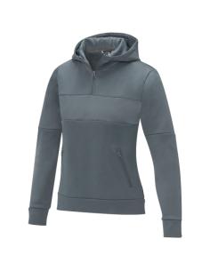 Sudadera anorak con capucha con media cremallera para mujer N01037493
