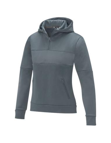 Sudadera anorak con capucha con media cremallera para mujer N02837493