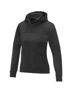 Sudadera anorak con capucha con media cremallera para mujer N01037493