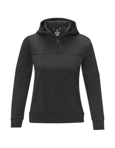Sudadera anorak con capucha con media cremallera para mujer N00937493