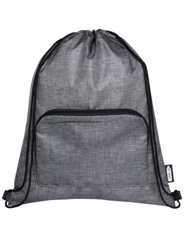 Bolsa con cordón plegable reciclada de 7L N08646021