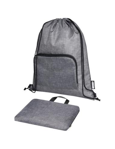 Bolsa con cordón plegable reciclada de 7L N08646021