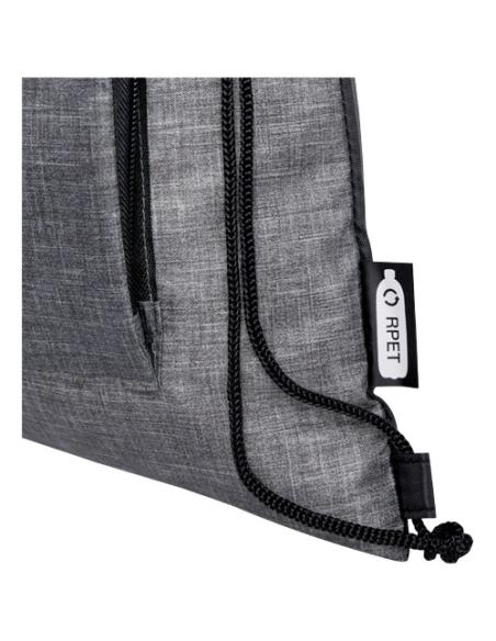 Bolsa con cordón plegable reciclada de 7L N08646021
