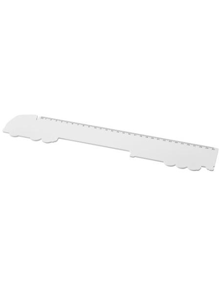 Regla de plástico reciclado con forma de camión de 30 cm N10364012