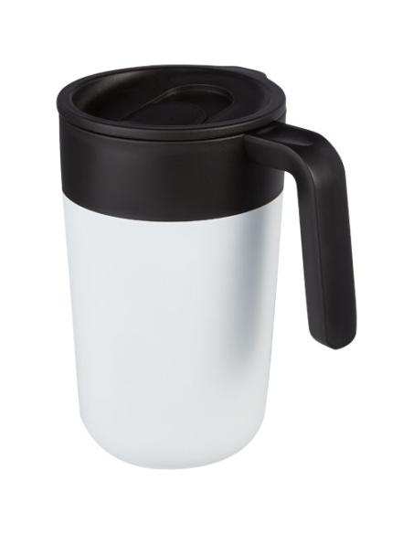 Taza de 400 ml con doble pared reciclada N10137001