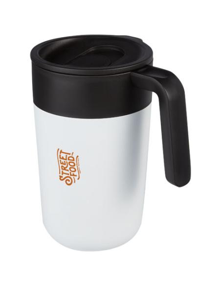 Taza de 400 ml con doble pared reciclada N10137001