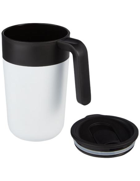 Taza de 400 ml con doble pared reciclada N10137001