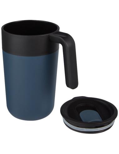 Taza de 400 ml con doble pared reciclada N55137001