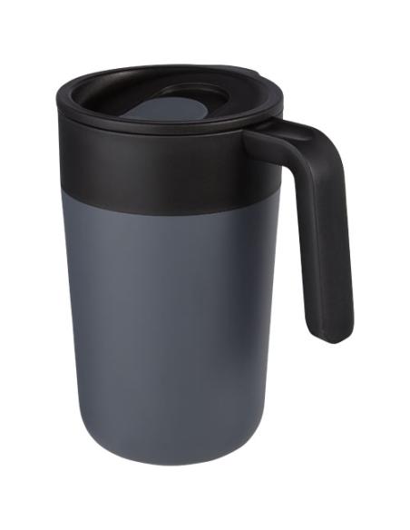 Taza de 400 ml con doble pared reciclada N28137001