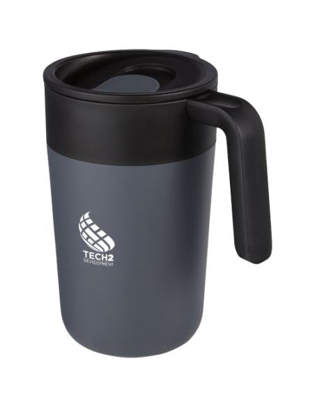 Taza de 400 ml con doble pared reciclada N28137001
