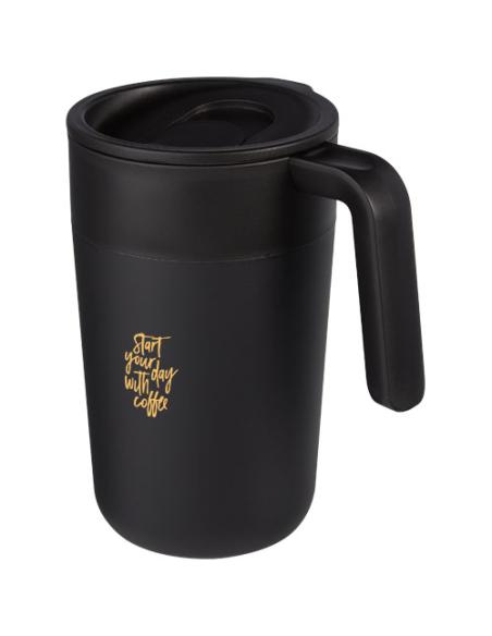 Taza de 400 ml con doble pared reciclada N09137001