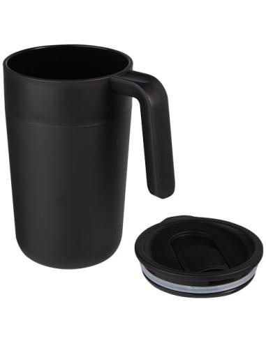 Taza de 400 ml con doble pared reciclada N09137001