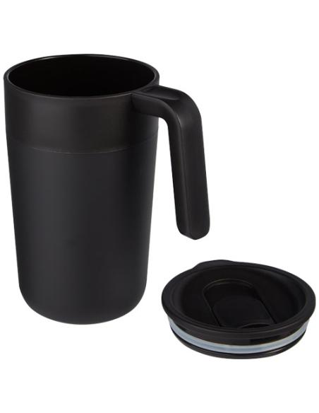 Taza de 400 ml con doble pared reciclada N09137001