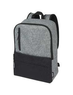 Mochila para portátil de 15" reciclada GRS en dos tonos de 14 L N09556021