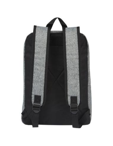 Mochila para portátil de 15" reciclada GRS en dos tonos de 14 L N09556021