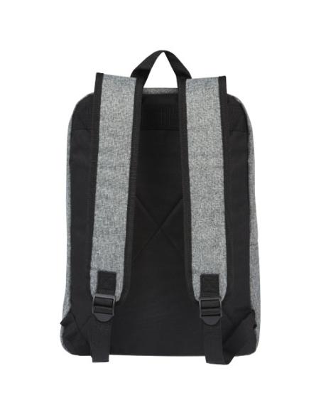 Mochila para portátil de 15" reciclada GRS en dos tonos de 14 L N09556021