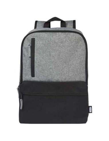 Mochila para portátil de 15" reciclada GRS en dos tonos de 14 L N09556021