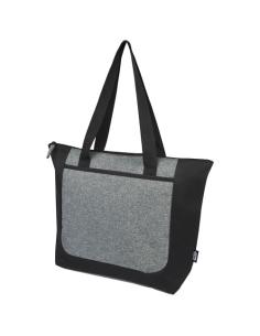 Bolsa Tote reciclada GRS en dos tonos con cremallera de 15 L N09756021