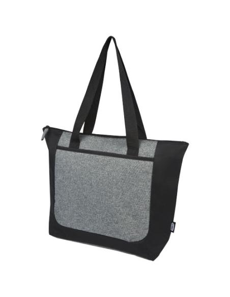 Bolsa Tote reciclada GRS en dos tonos con cremallera de 15 L N09756021