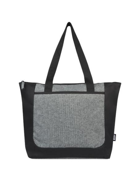 Bolsa Tote reciclada GRS en dos tonos con cremallera de 15 L N09756021