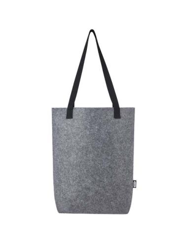 Bolsa Tote de fieltro reciclado GRS con fondo ancho de 12 L N28266021