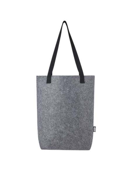 Bolsa Tote de fieltro reciclado GRS con fondo ancho de 12 L N28266021