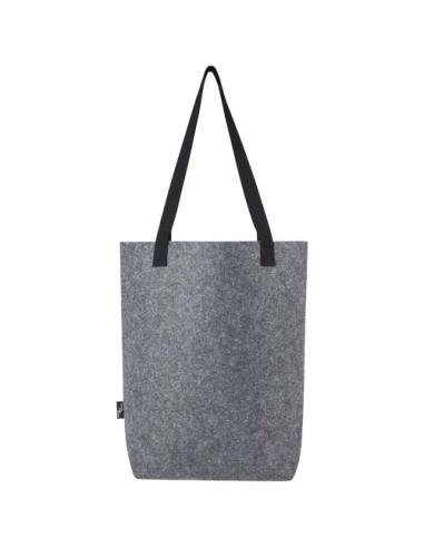 Bolsa Tote de fieltro reciclado GRS con fondo ancho de 12 L N28266021