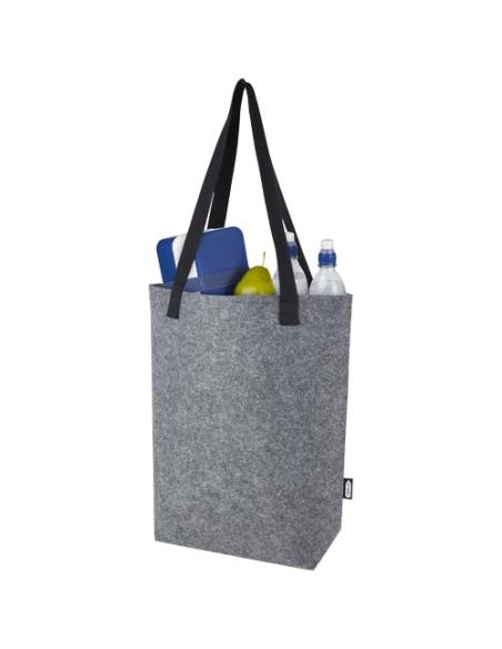 Bolsa Tote de fieltro reciclado GRS con fondo ancho de 12 L N28266021