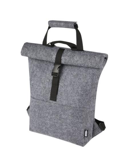 Bolsa para bicicleta enrollable de fieltro reciclado GRS de 13 L N28366021