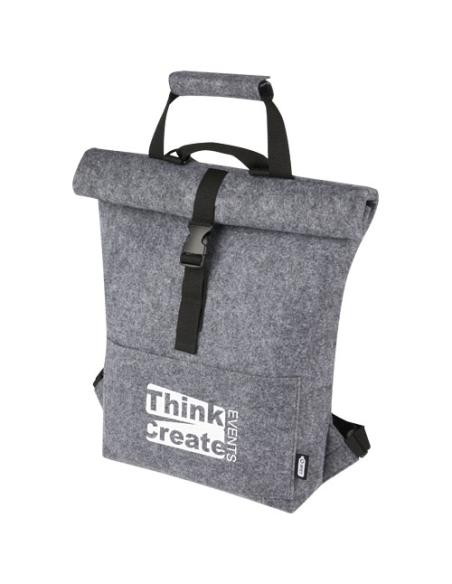 Bolsa para bicicleta enrollable de fieltro reciclado GRS de 13 L N28366021
