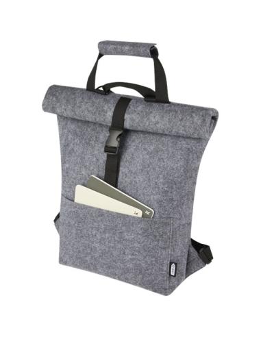 Bolsa para bicicleta enrollable de fieltro reciclado GRS de 13 L N28366021