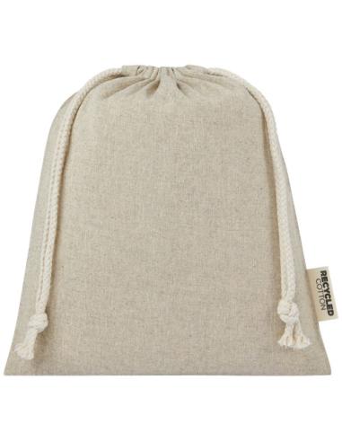 Bolsa de regalo mediana de 1,5 l de algodón reciclado GRS de 150 g/m² N60176021