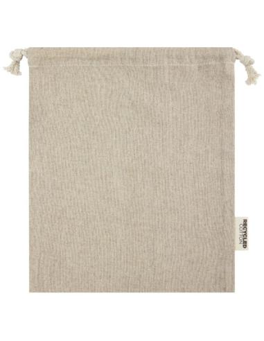 Bolsa de regalo mediana de 1,5 l de algodón reciclado GRS de 150 g/m² N60176021