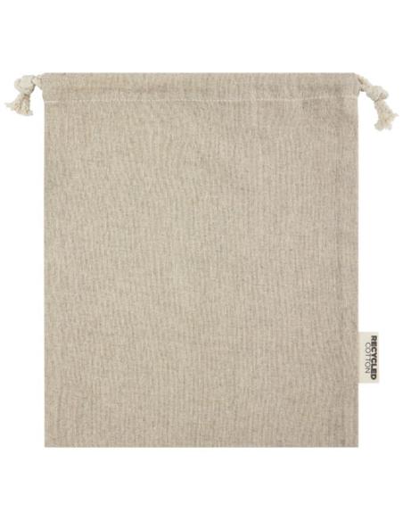 Bolsa de regalo mediana de 1,5 l de algodón reciclado GRS de 150 g/m² N60176021