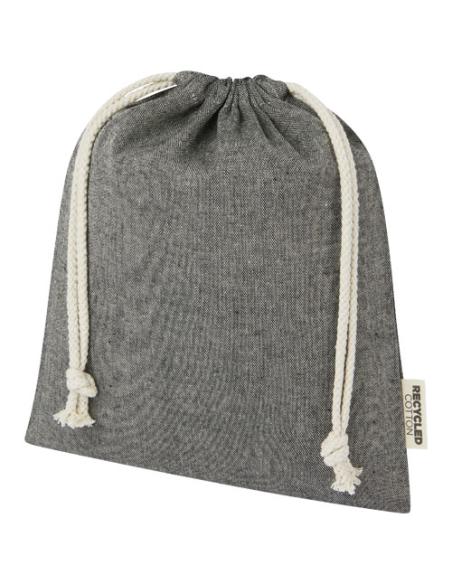 Bolsa de regalo mediana de 1,5 l de algodón reciclado GRS de 150 g/m² N09176021