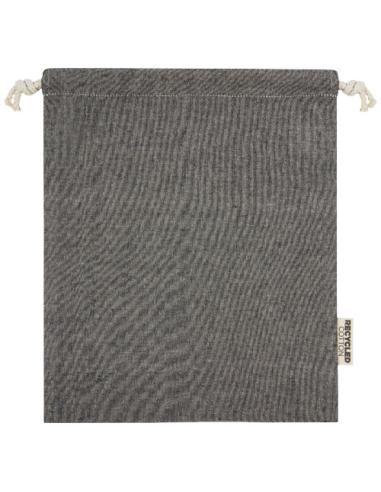 Bolsa de regalo mediana de 1,5 l de algodón reciclado GRS de 150 g/m² N09176021