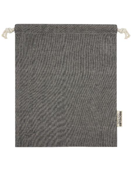 Bolsa de regalo mediana de 1,5 l de algodón reciclado GRS de 150 g/m² N09176021