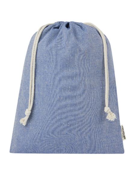 Bolsa de regalo grande de 4 l de algodón reciclado GRS de 150 g/m² N05276021
