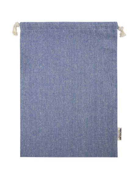 Bolsa de regalo grande de 4 l de algodón reciclado GRS de 150 g/m² N05276021