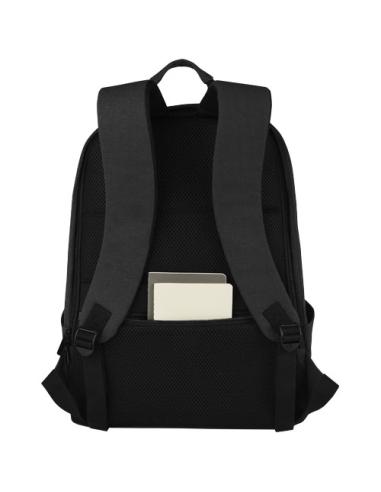 Mochila antirrobo de 18 L para portátil de 15,6" de lona reciclada GRS N09776021