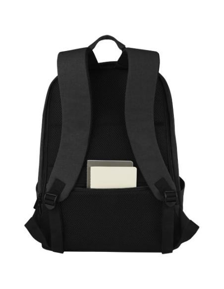 Mochila antirrobo de 18 L para portátil de 15,6" de lona reciclada GRS N09776021