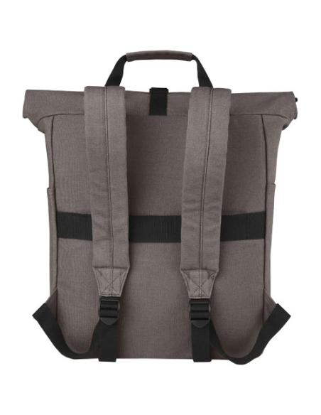 Mochila enrollable de 15 L para portátil de 15" de lona reciclada GRS N28876021
