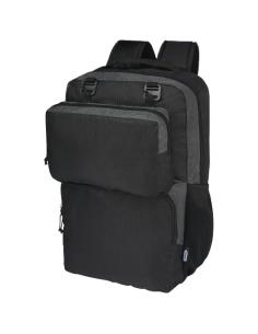 Mochila para portátil de 15" reciclada GRS en dos tonos de 14 L N09286021