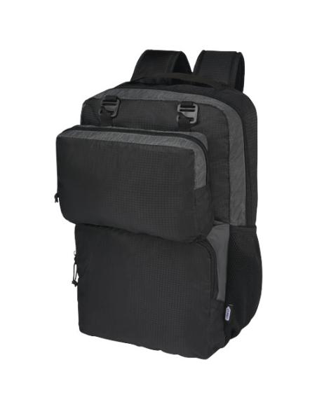 Mochila para portátil de 15" reciclada GRS en dos tonos de 14 L N09286021