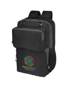 Mochila para portátil de 15" reciclada GRS en dos tonos de 14 L N09286021 2