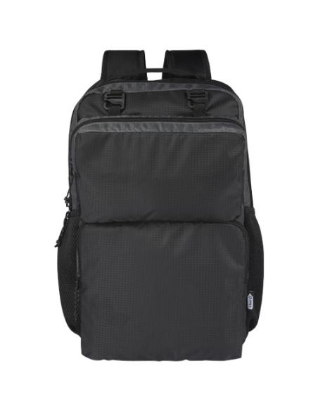 Mochila para portátil de 15" reciclada GRS en dos tonos de 14 L N09286021